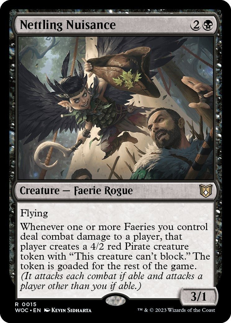 Nettling Nuisance (15) [Commander: Wilds of Eldraine]