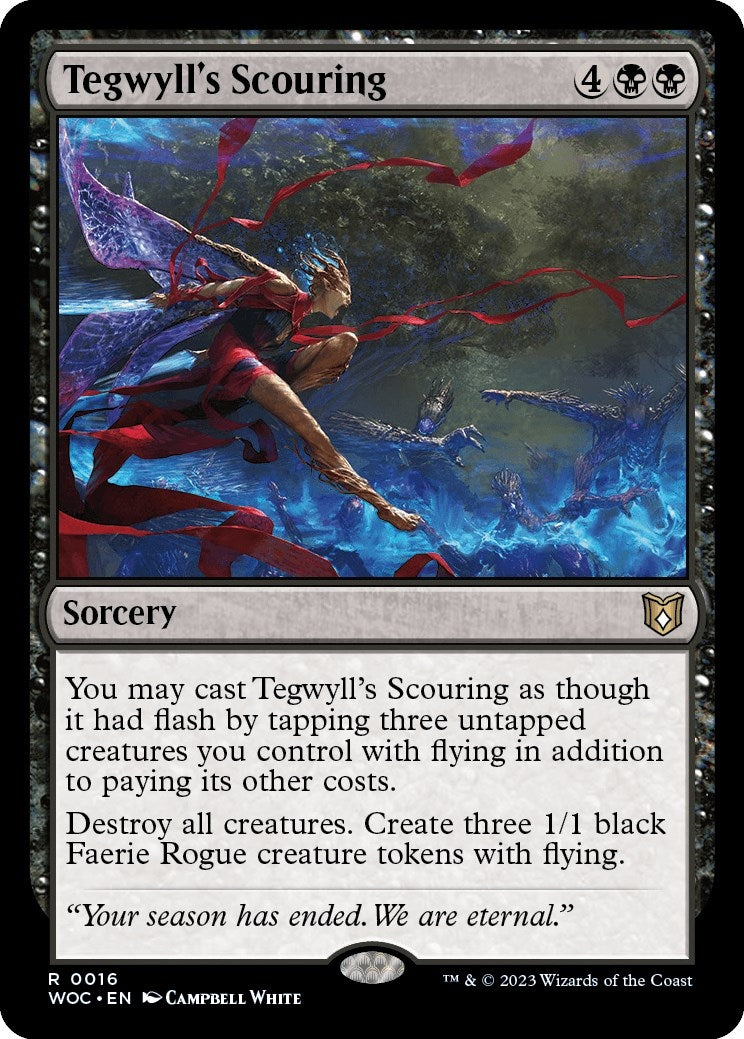 Tegwyll's Scouring (16) [Commander: Wilds of Eldraine]