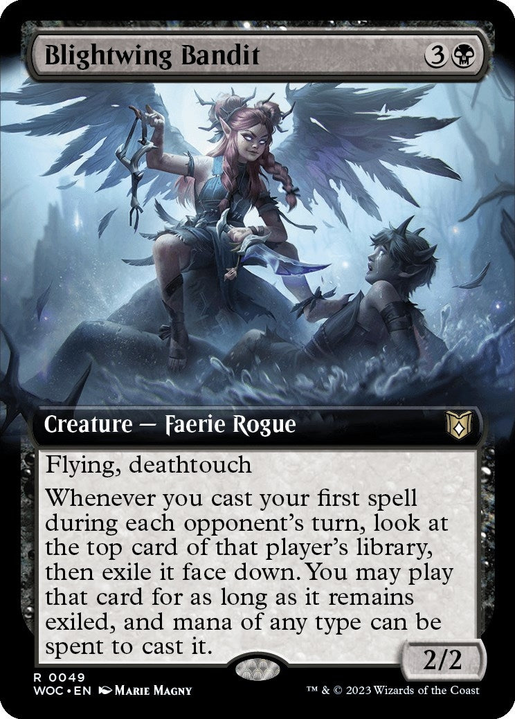 Image for Blightwing Bandit (Extended Art) (49) [Wilds of Eldraine] - Magic: The Gathering