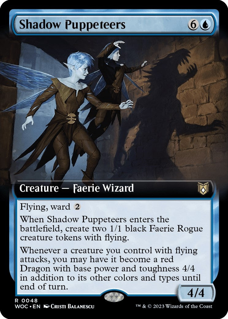 Image for Shadow Puppeteers (Extended Art) (48) [Wilds of Eldraine] - Magic: The Gathering