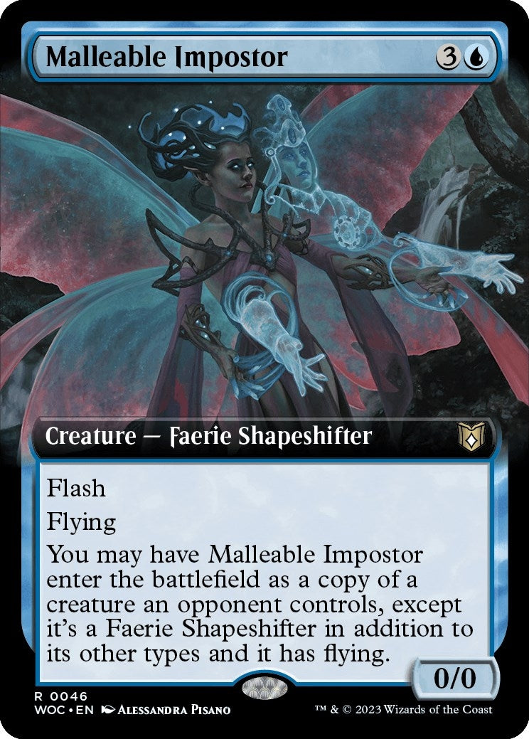 Image for Malleable Impostor (Extended Art) (46) [Wilds of Eldraine] - Magic: The Gathering