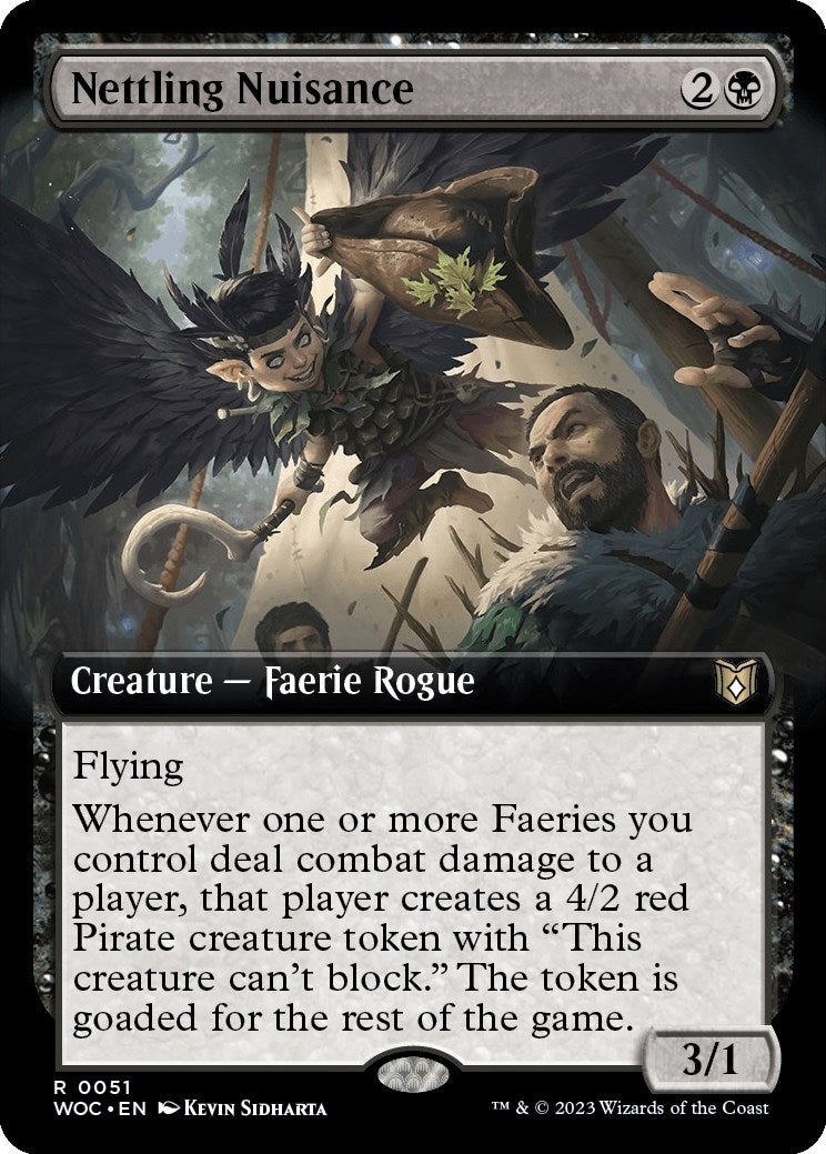 Image for Nettling Nuisance (Extended Art) (51) [Wilds of Eldraine] - Magic: The Gathering