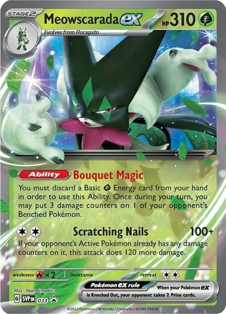 Image for Meowscarada ex - 033 (033) [SV: Scarlet & Violet Promo Cards] - Pokemon