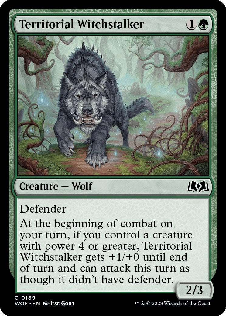 Image for Territorial Witchstalker (189) [Wilds of Eldraine] - Magic: The Gathering