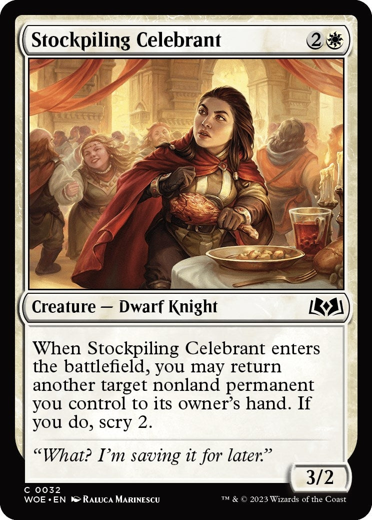 Image for Stockpiling Celebrant (32) [Wilds of Eldraine] - Magic: The Gathering