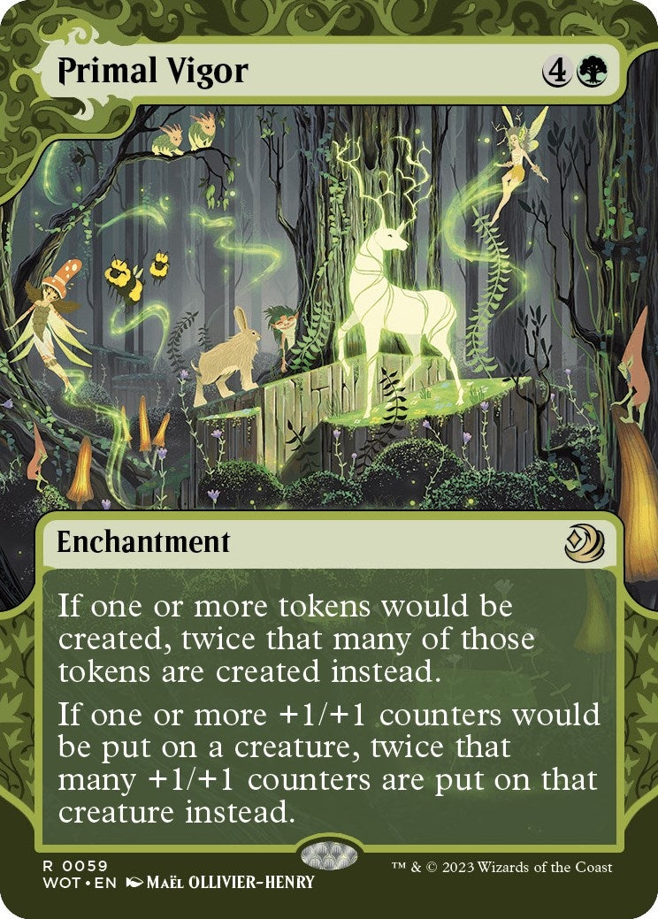 Image for Primal Vigor (59) [Wilds of Eldraine: Enchanting Tales] - Magic: The Gathering