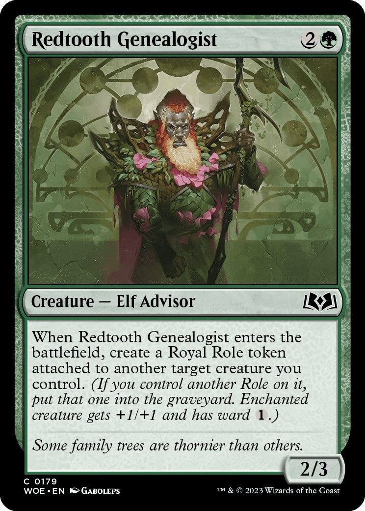 Image for Redtooth Genealogist (179) [Wilds of Eldraine] - Magic: The Gathering