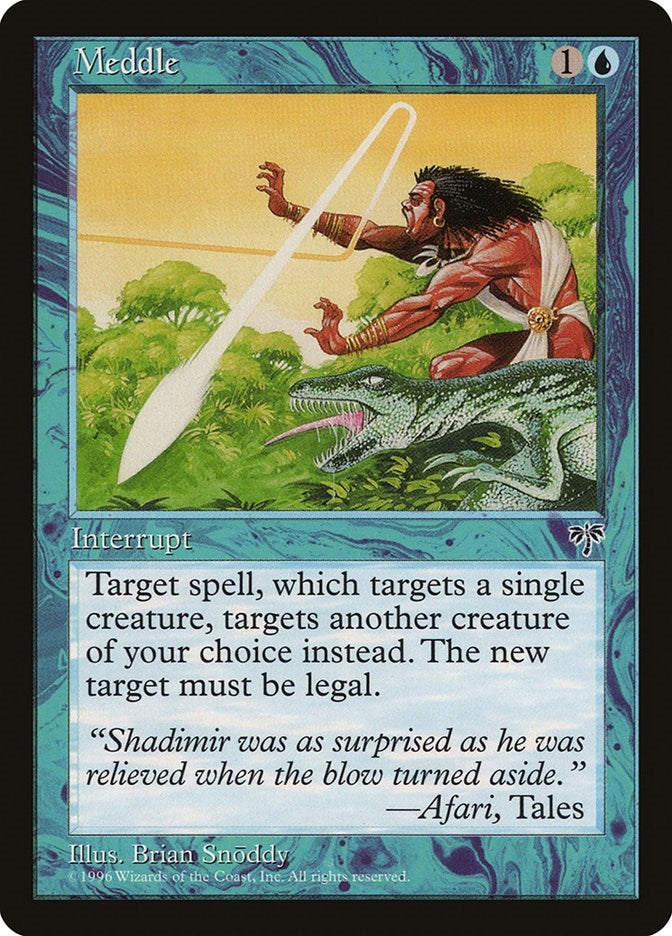 Image for Meddle [Mirage] - Magic: The Gathering