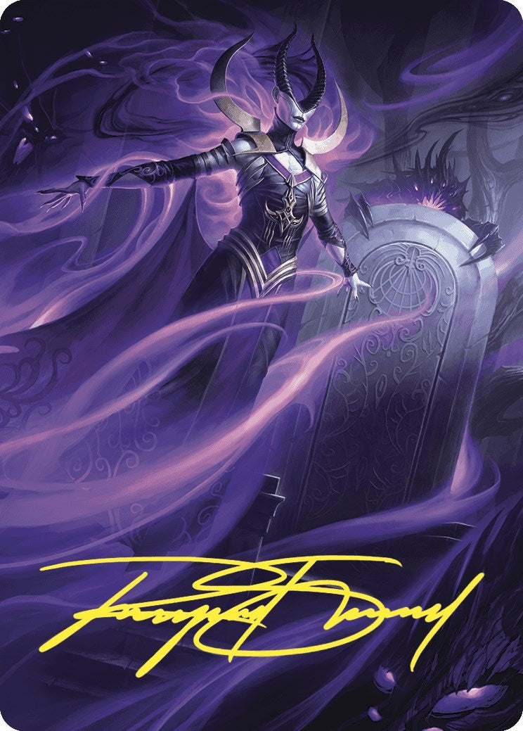 Image for Ashiok, Wicked Manipulator Art Card (10/81) (Gold-Stamped Signature) (10) [Wilds of Eldraine] - Magic: The Gathering