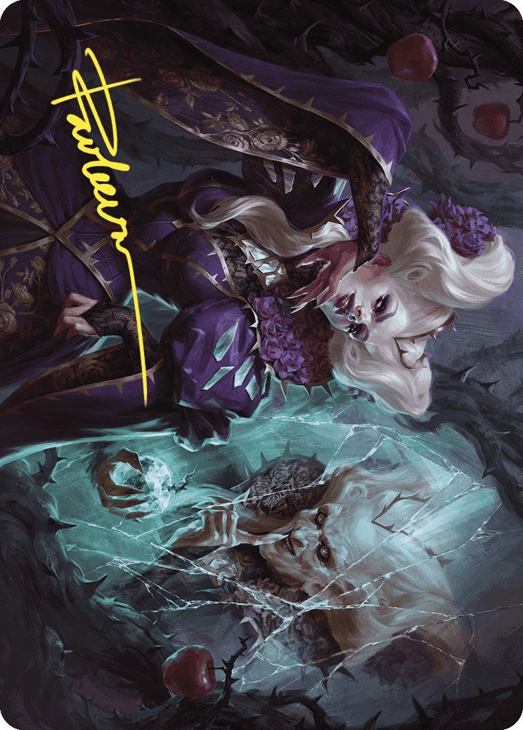 Image for Conceited Witch Art Card (Gold-Stamped Signature) (11) [Wilds of Eldraine] - Magic: The Gathering