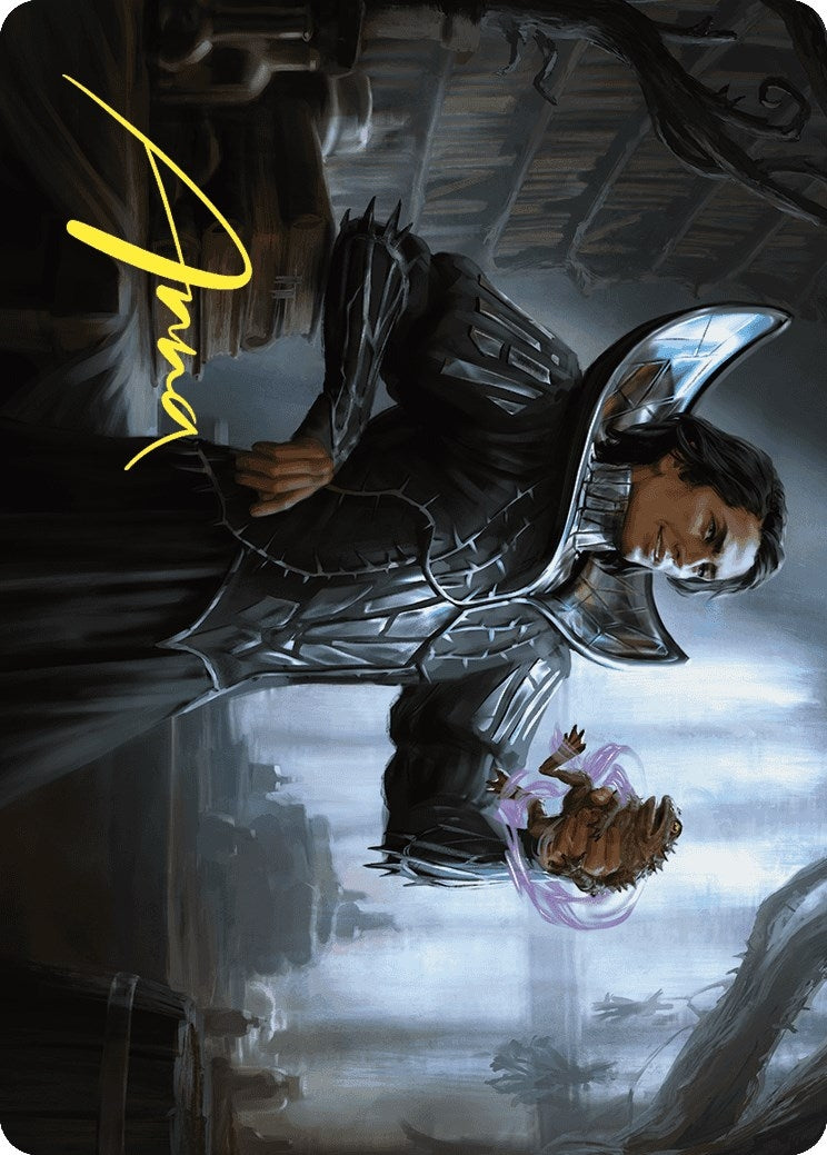 Image for Spiteful Hexmage Art Card (Gold-Stamped Signature) (15) [Wilds of Eldraine] - Magic: The Gathering