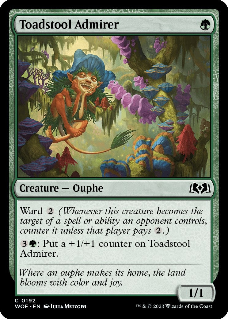 Image for Toadstool Admirer (192) [Wilds of Eldraine] - Magic: The Gathering