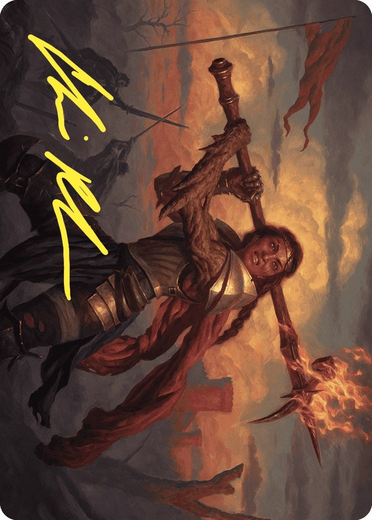 Image for Imodane, the Pyrohammer Art Card (Gold-Stamped Signature) (18) [Wilds of Eldraine] - Magic: The Gathering