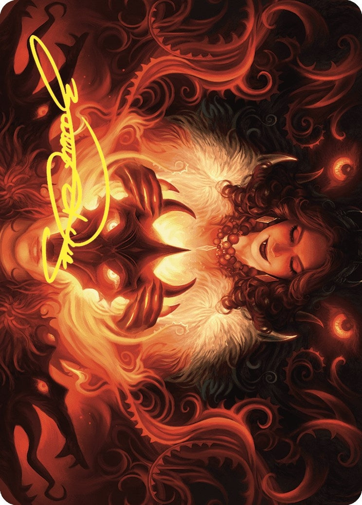Image for Witch's Mark Art Card (Gold-Stamped Signature) (21) [Wilds of Eldraine] - Magic: The Gathering