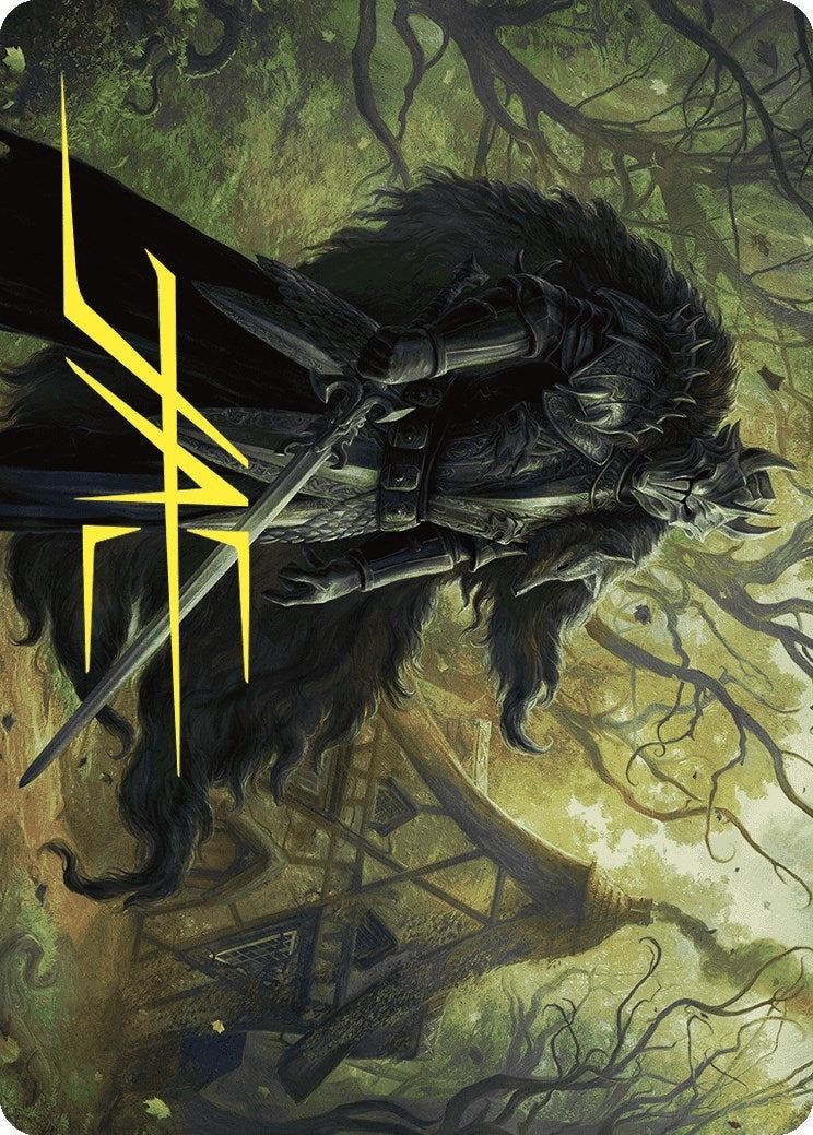 Agatha's Champion Art Card (Gold-Stamped Signature) (22) [Art Series: Wilds of Eldraine]