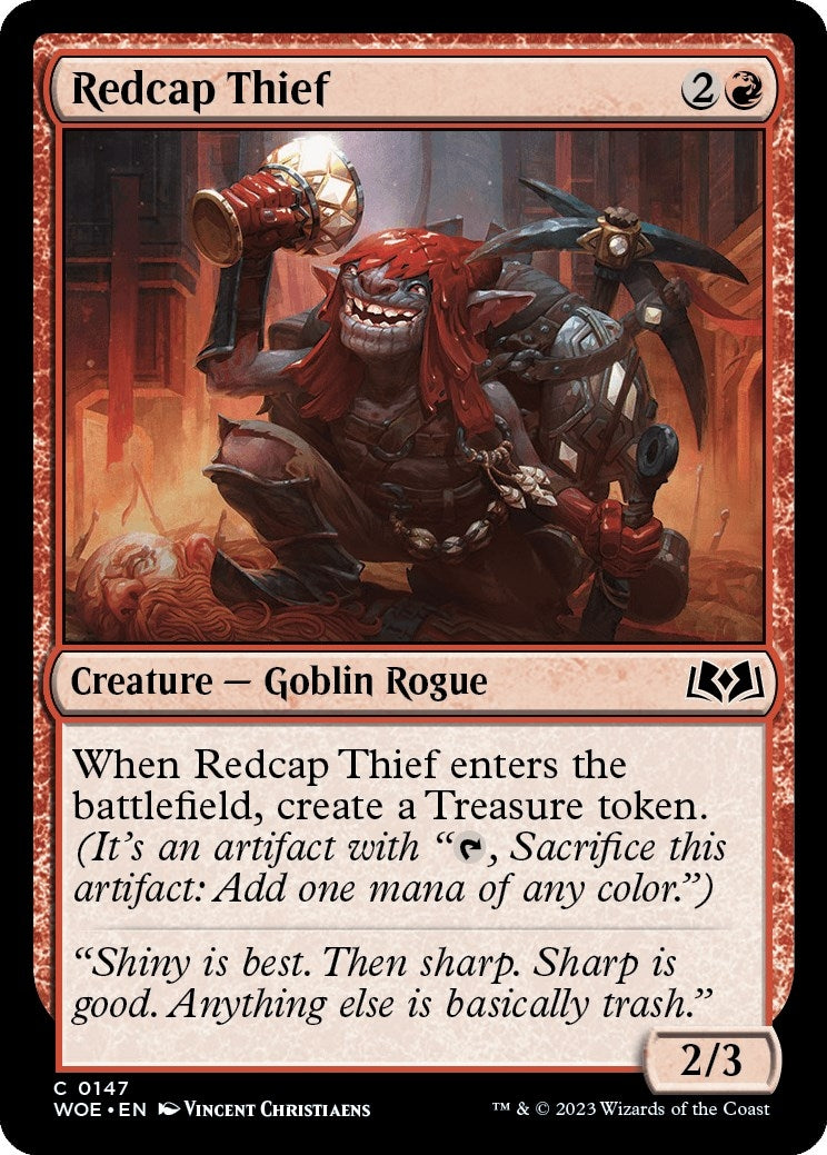 Image for Redcap Thief (147) [Wilds of Eldraine] - Magic: The Gathering