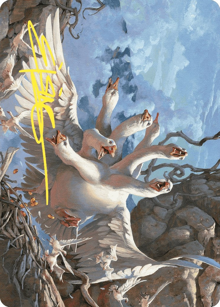 Image for The Goose Mother Art Card (Gold-Stamped Signature) (29) [Wilds of Eldraine] - Magic: The Gathering