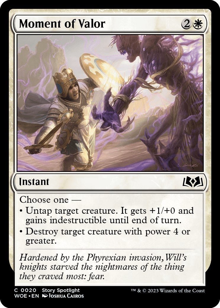 Image for Moment of Valor (20) [Wilds of Eldraine] - Magic: The Gathering
