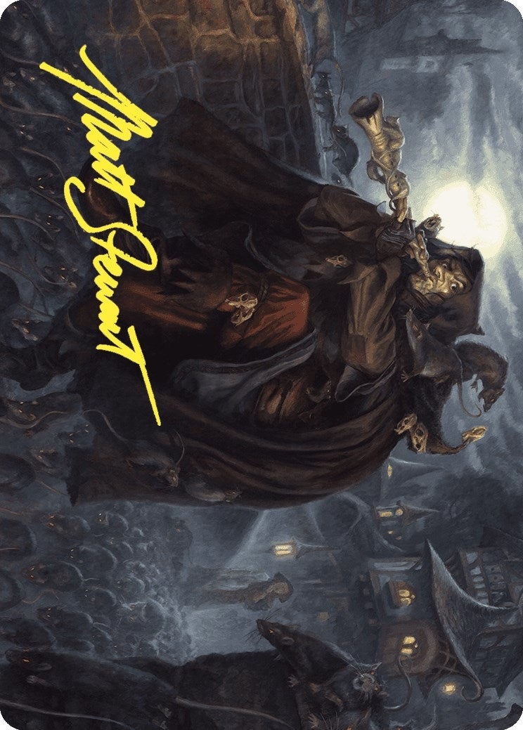 Image for Totentanz, Swarm Piper Art Card (Gold-Stamped Signature) (33) [Wilds of Eldraine] - Magic: The Gathering