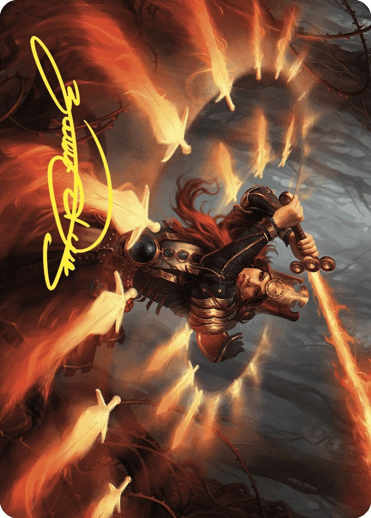 Image for Heartflame Duelist Art Card (Gold-Stamped Signature) (38) [Wilds of Eldraine] - Magic: The Gathering