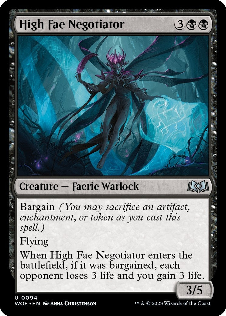 Image for High Fae Negotiator (94) [Wilds of Eldraine] - Magic: The Gathering