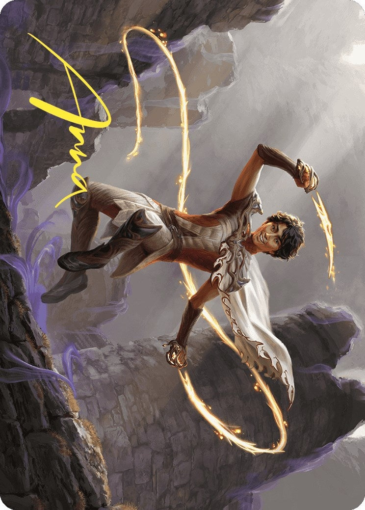 Image for Kellan, the Fae-Blooded Art Card (Gold-Stamped Signature) (39) [Wilds of Eldraine] - Magic: The Gathering