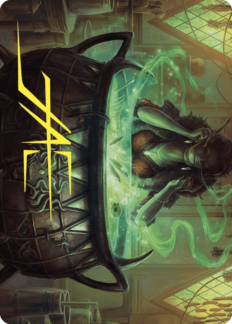 Image for Agatha's Soul Cauldron Art Card (Gold-Stamped Signature) (42) [Wilds of Eldraine] - Magic: The Gathering