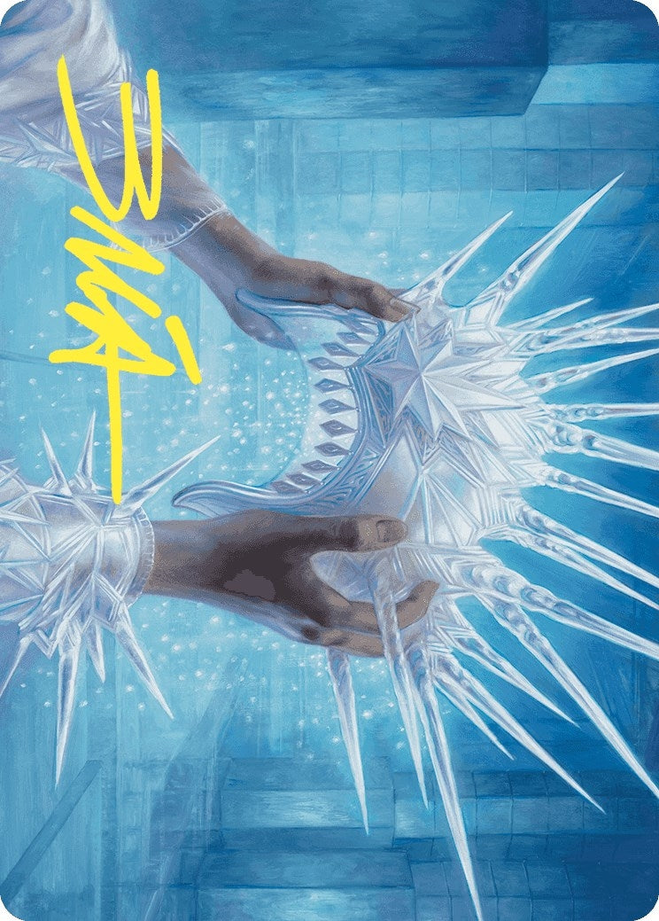 Image for Hylda's Crown of Winter Art Card (Gold-Stamped Signature) (43) [Wilds of Eldraine] - Magic: The Gathering