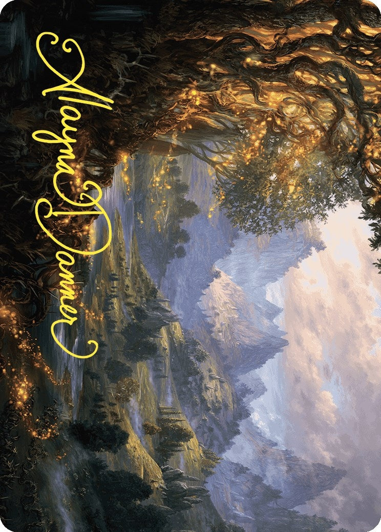 Image for Evolving Wilds Art Card (Gold-Stamped Signature) (47) [Wilds of Eldraine] - Magic: The Gathering