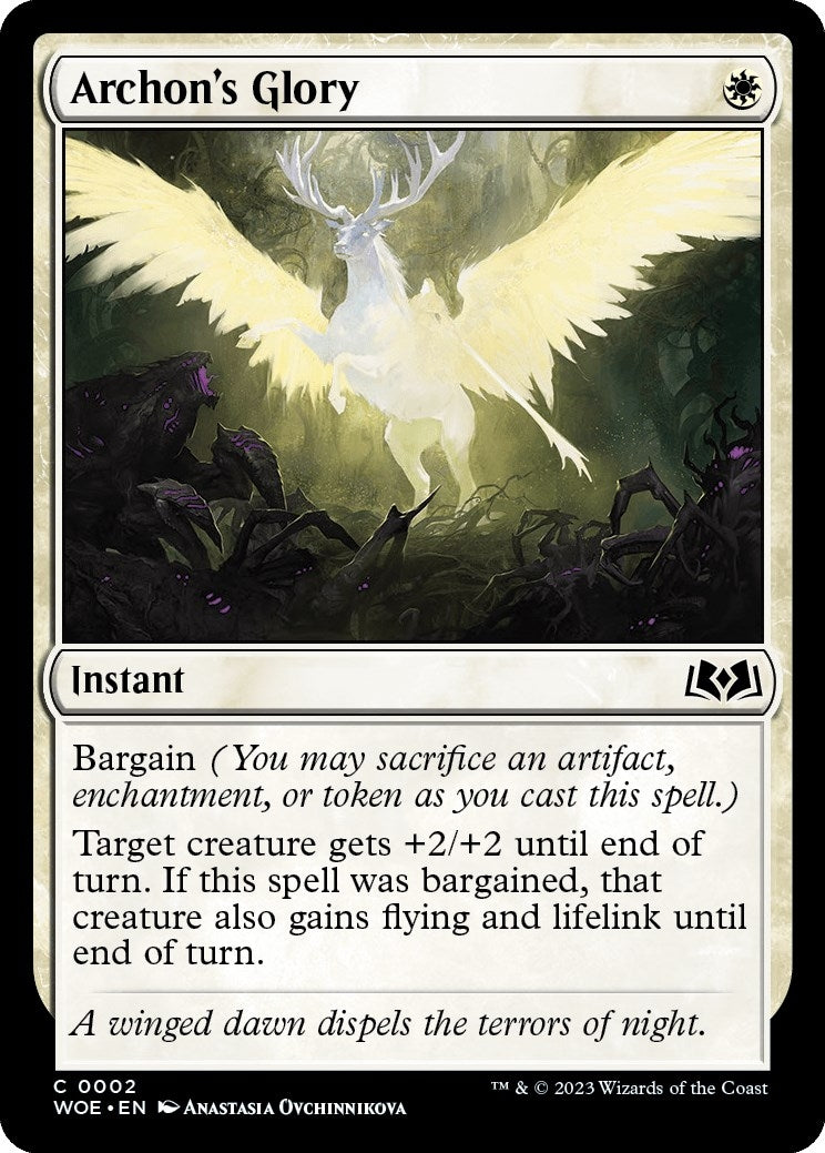 Image for Archon's Glory (2) [Wilds of Eldraine] - Magic: The Gathering