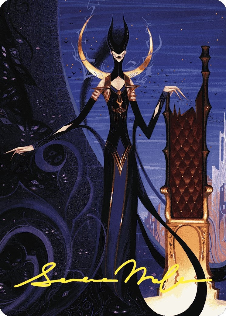 Image for Ashiok, Wicked Manipulator Art Card (57/81) (Gold-Stamped Signature) (57) [Wilds of Eldraine] - Magic: The Gathering