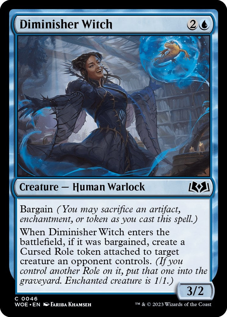 Image for Diminisher Witch (46) [Wilds of Eldraine] - Magic: The Gathering