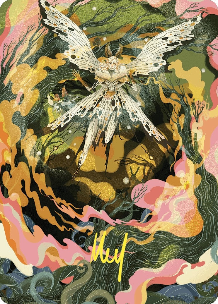 Image for Greater Auramancy Art Card (Gold-Stamped Signature) (61) [Wilds of Eldraine] - Magic: The Gathering