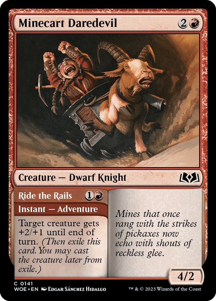 Image for Minecart Daredevil (141) [Wilds of Eldraine] - Magic: The Gathering