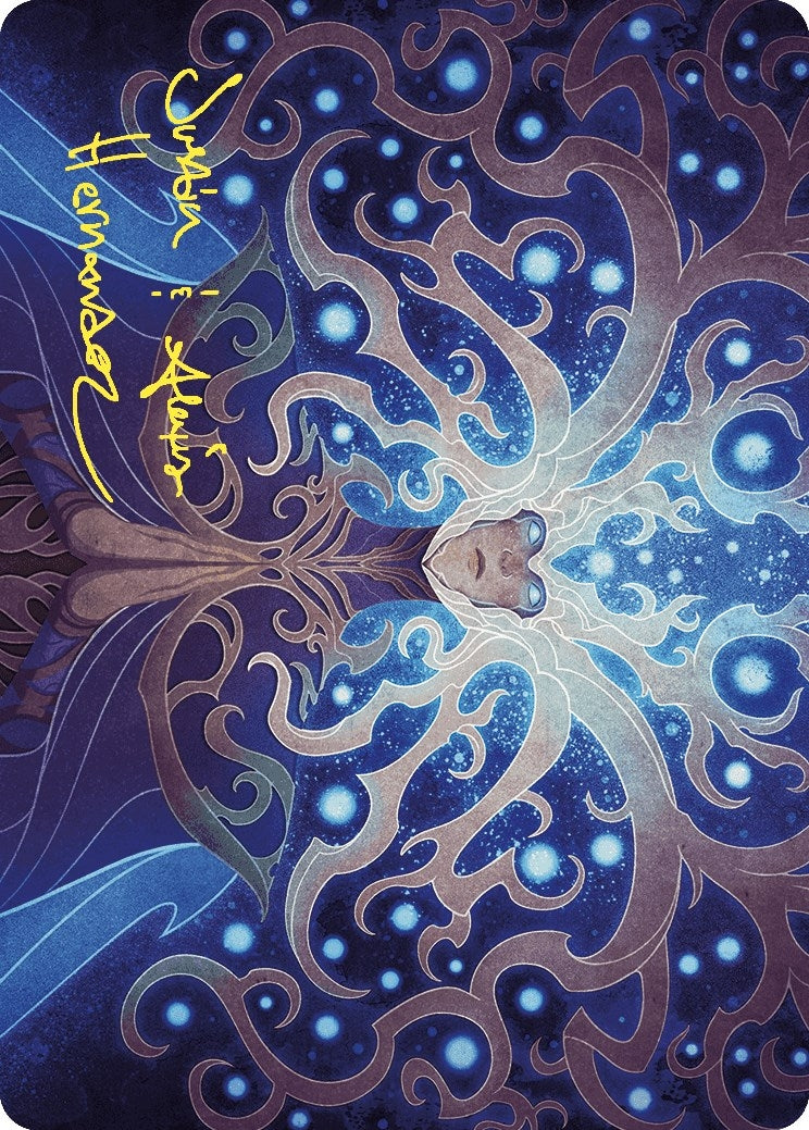 Image for Omniscience Art Card (Gold-Stamped Signature) (68) [Wilds of Eldraine] - Magic: The Gathering