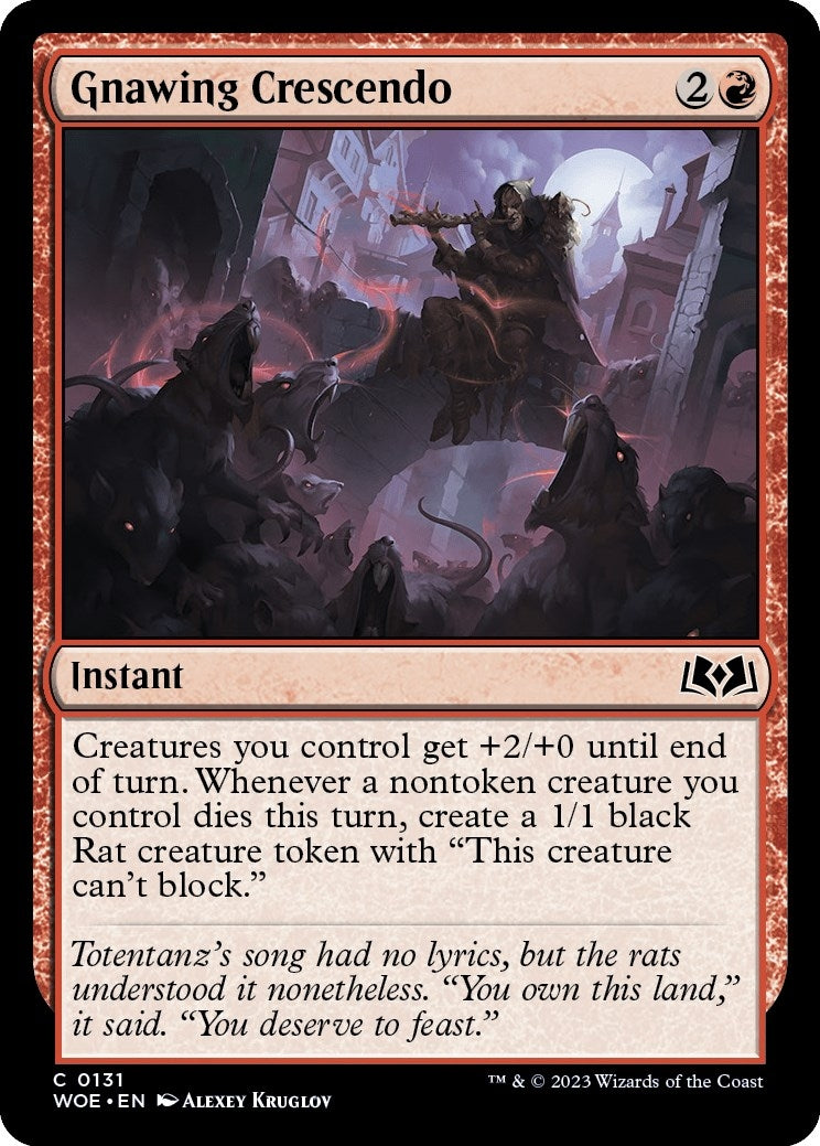 Image for Gnawing Crescendo (131) [Wilds of Eldraine] - Magic: The Gathering