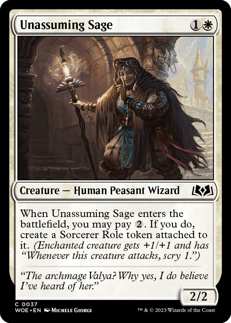 Image for Unassuming Sage (37) [Wilds of Eldraine] - Magic: The Gathering