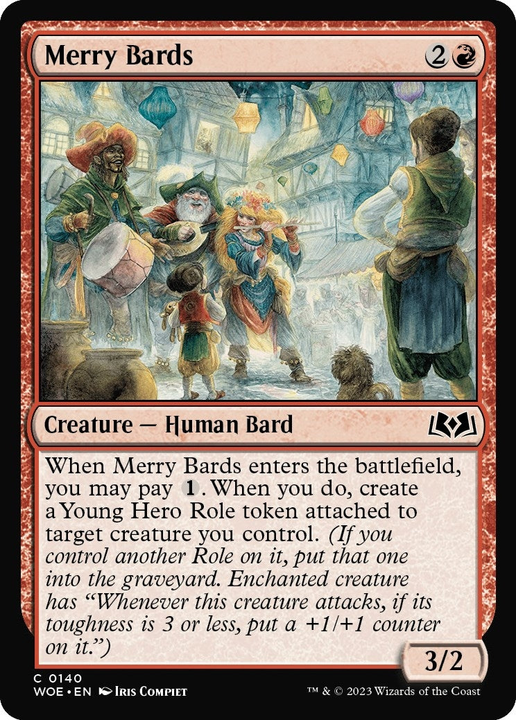 Image for Merry Bards (140) [Wilds of Eldraine] - Magic: The Gathering