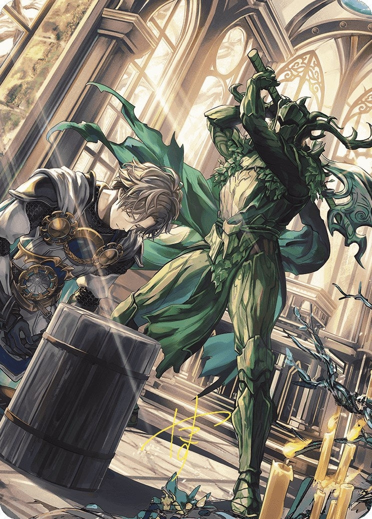 Image for Karmic Justice Anime Art Card (Gold-Stamped Signature) (77) [Wilds of Eldraine] - Magic: The Gathering