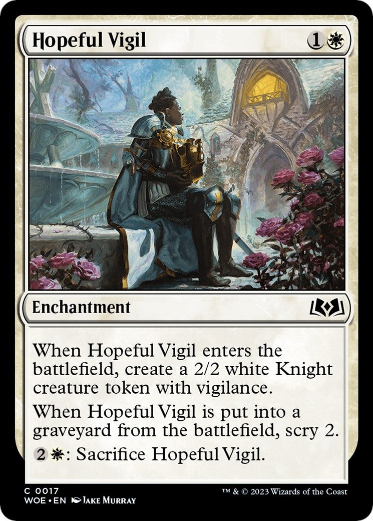 Image for Hopeful Vigil (17) [Wilds of Eldraine] - Magic: The Gathering