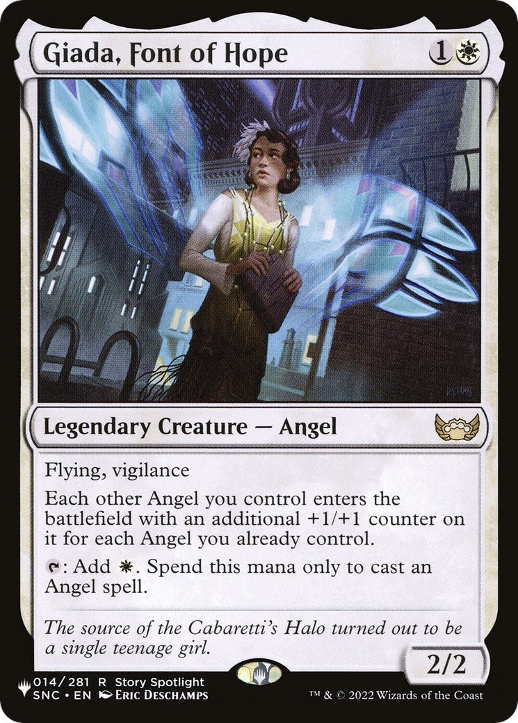 Image for Giada, Font of Hope (014/281) [The List Reprints] - Magic: The Gathering