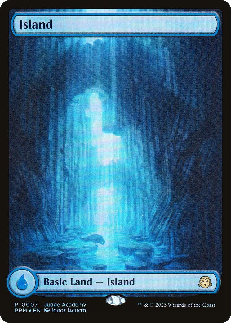 Image for Island - Full Art (0007) (7) [Judge Promos] - Magic: The Gathering