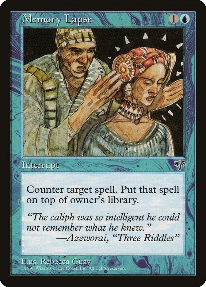 Image for Memory Lapse [Mirage] - Magic: The Gathering