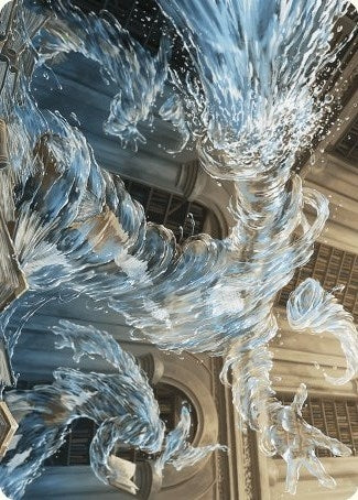 Image for Splashy Spellcaster Art Card (9) [Wilds of Eldraine] - Magic: The Gathering