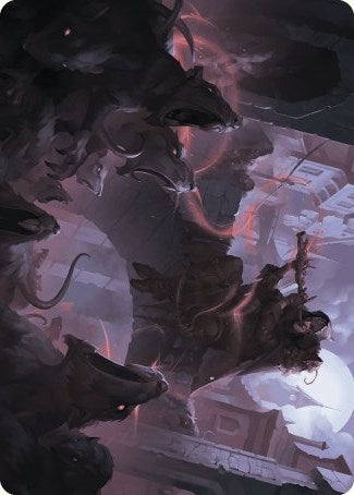 Image for Gnawing Crescendo Art Card (17) [Wilds of Eldraine] - Magic: The Gathering