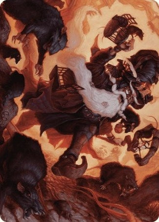 Tattered Ratter Art Card (20) [Art Series: Wilds of Eldraine]