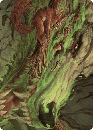 Image for Leaping Ambush Art Card (26) [Wilds of Eldraine] - Magic: The Gathering