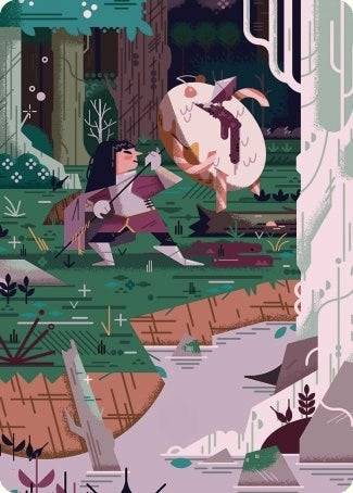 Image for Stab Wound Art Card (69) [Wilds of Eldraine] - Magic: The Gathering
