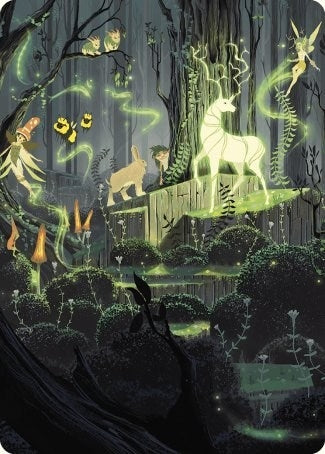 Image for Primal Vigor Art Card (74) [Wilds of Eldraine] - Magic: The Gathering