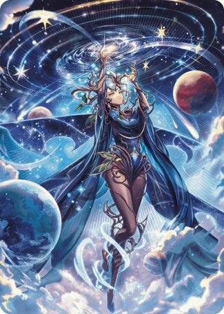 Image for Omniscience Anime Art Card (78) [Wilds of Eldraine] - Magic: The Gathering